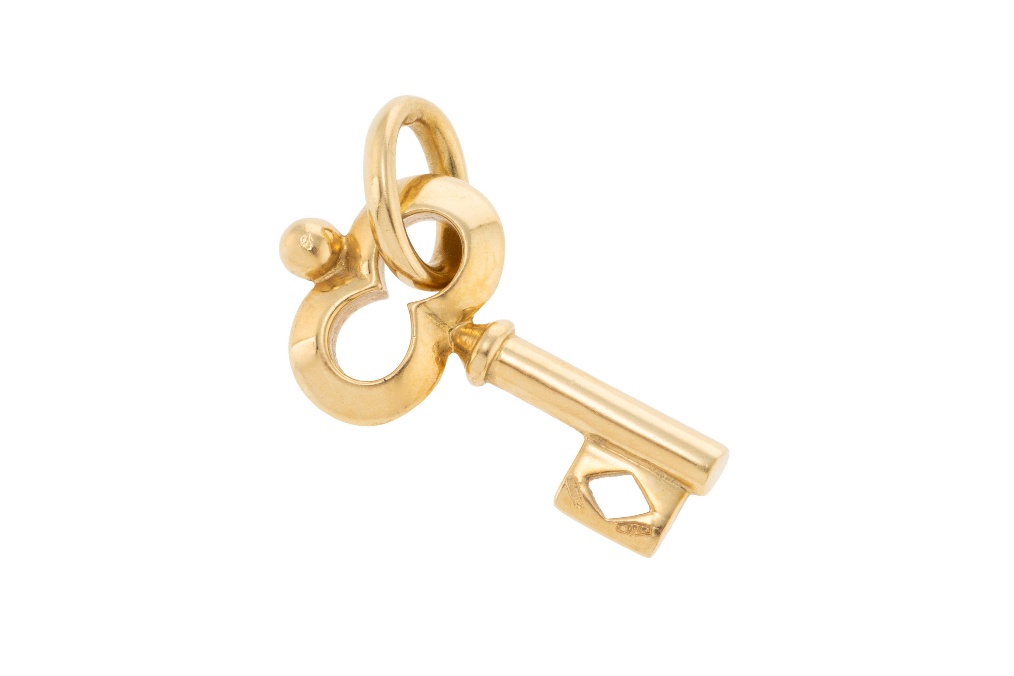 Pendentif Or 18 Carats Avec Ambre 3.2x1.7 Cm - Occasion