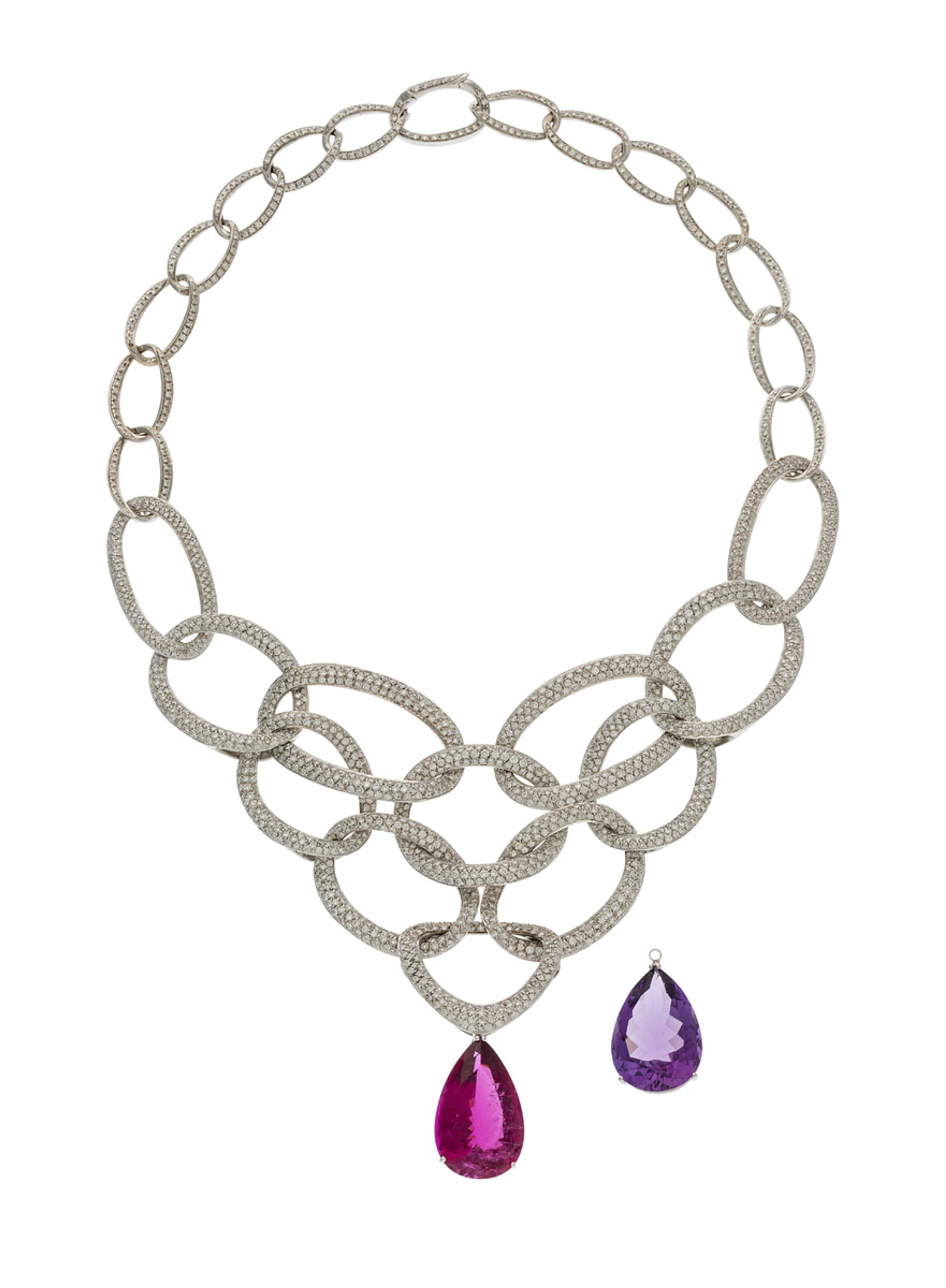 Gavello, important collier à décor de maillons