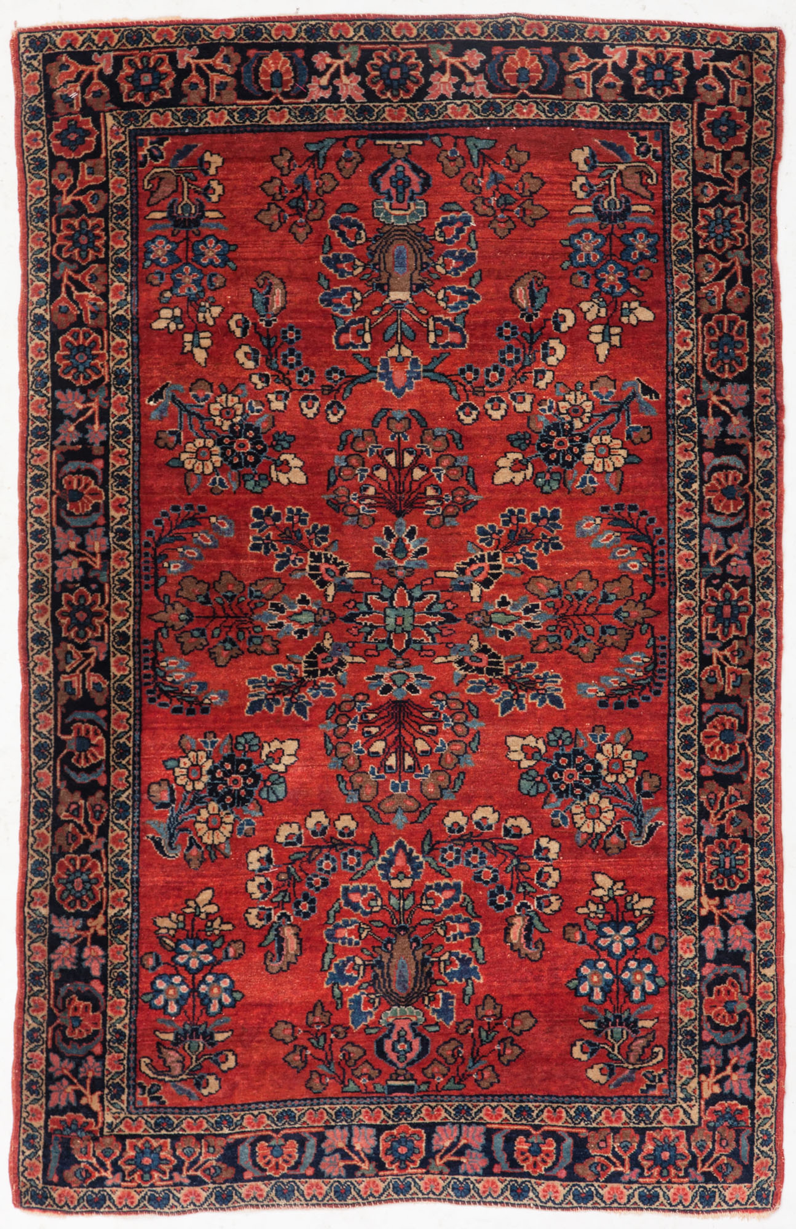 Sarough Tapis persan 159x108 cm – Tissé à la main, pièce unique (ID 246892) | Nain Trading
