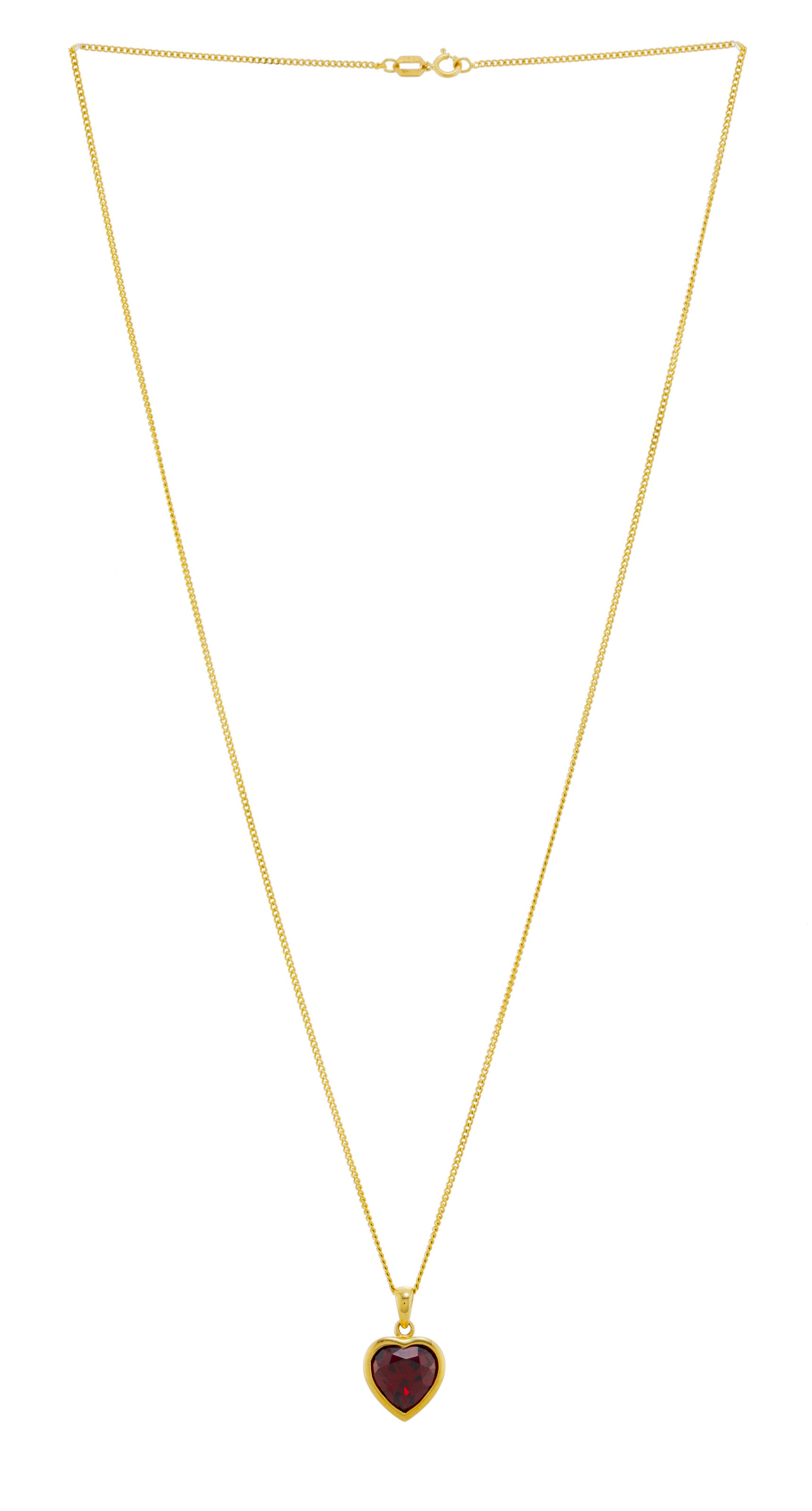 Pendentif En Or 18 Carats Avec Diamant - Serti Clos 0.25 Ct, Qualité G/VS1, 1.35 Grammes - Occasion