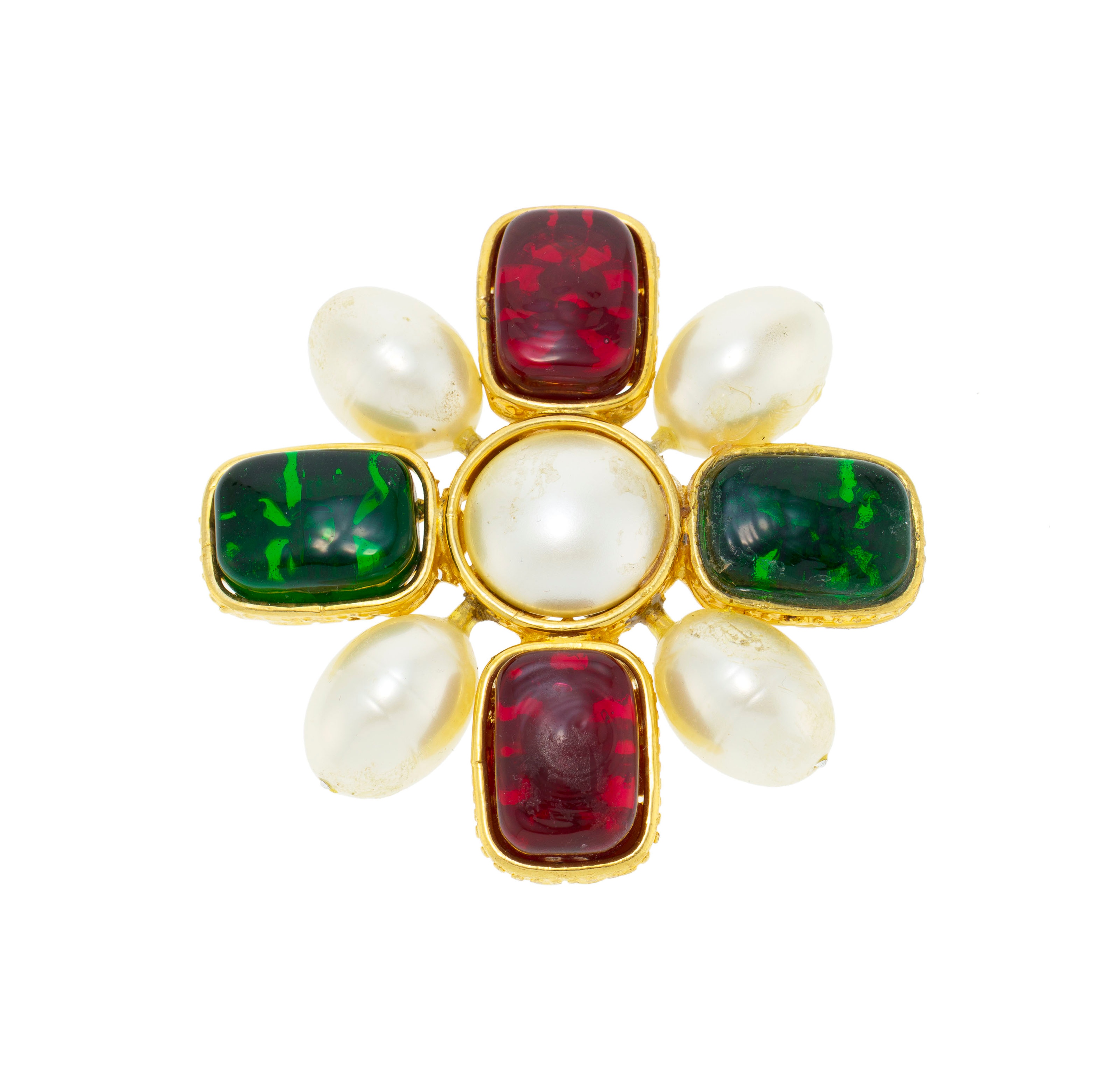 Broche en forme de fleur de pivoine, perle Noble, accessoires pour