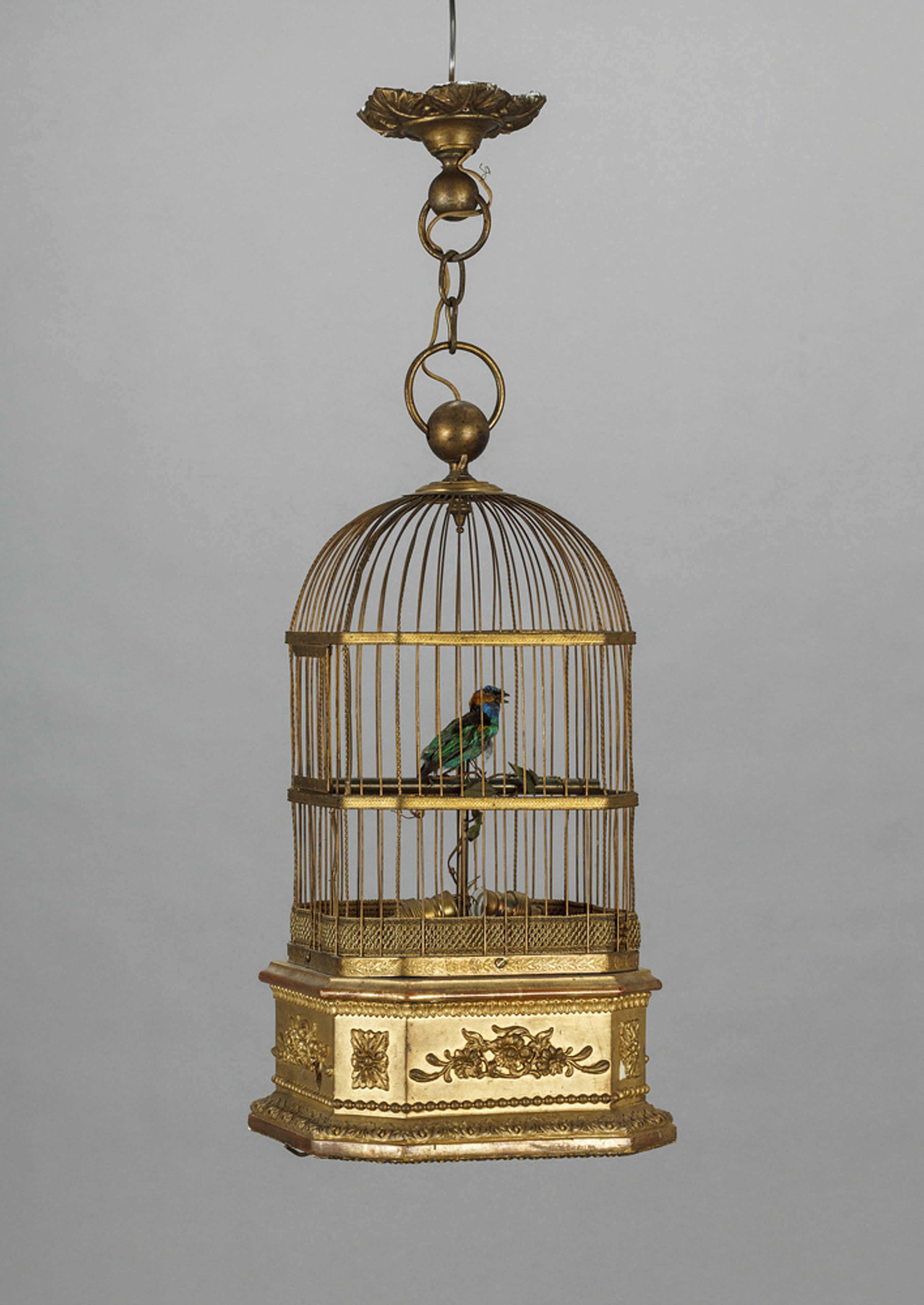 Automate Ancien Oiseau Sauteur - Jouet Mécanique Vintage Japon