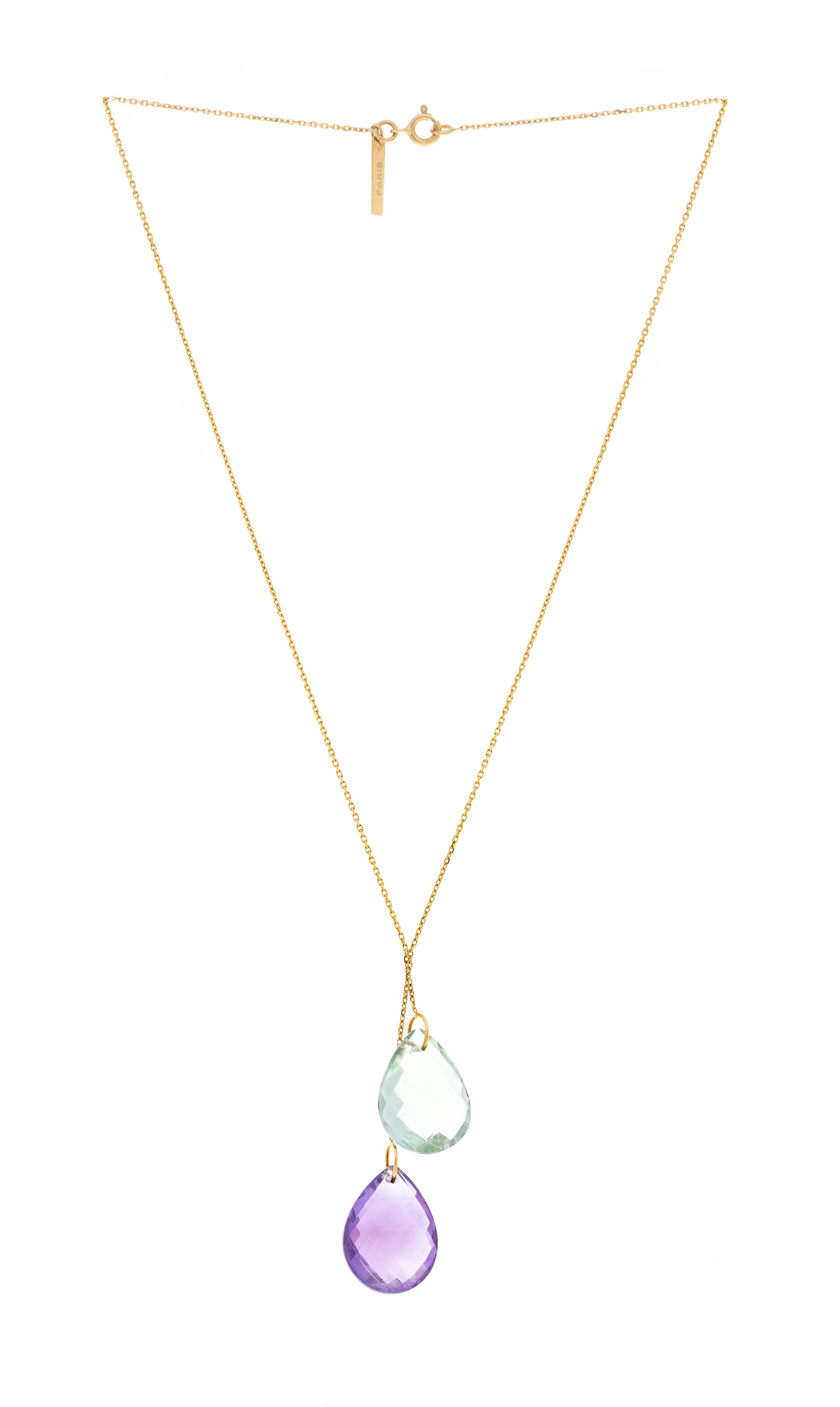 Morganne Bello, collier en négligé or 750 à maille