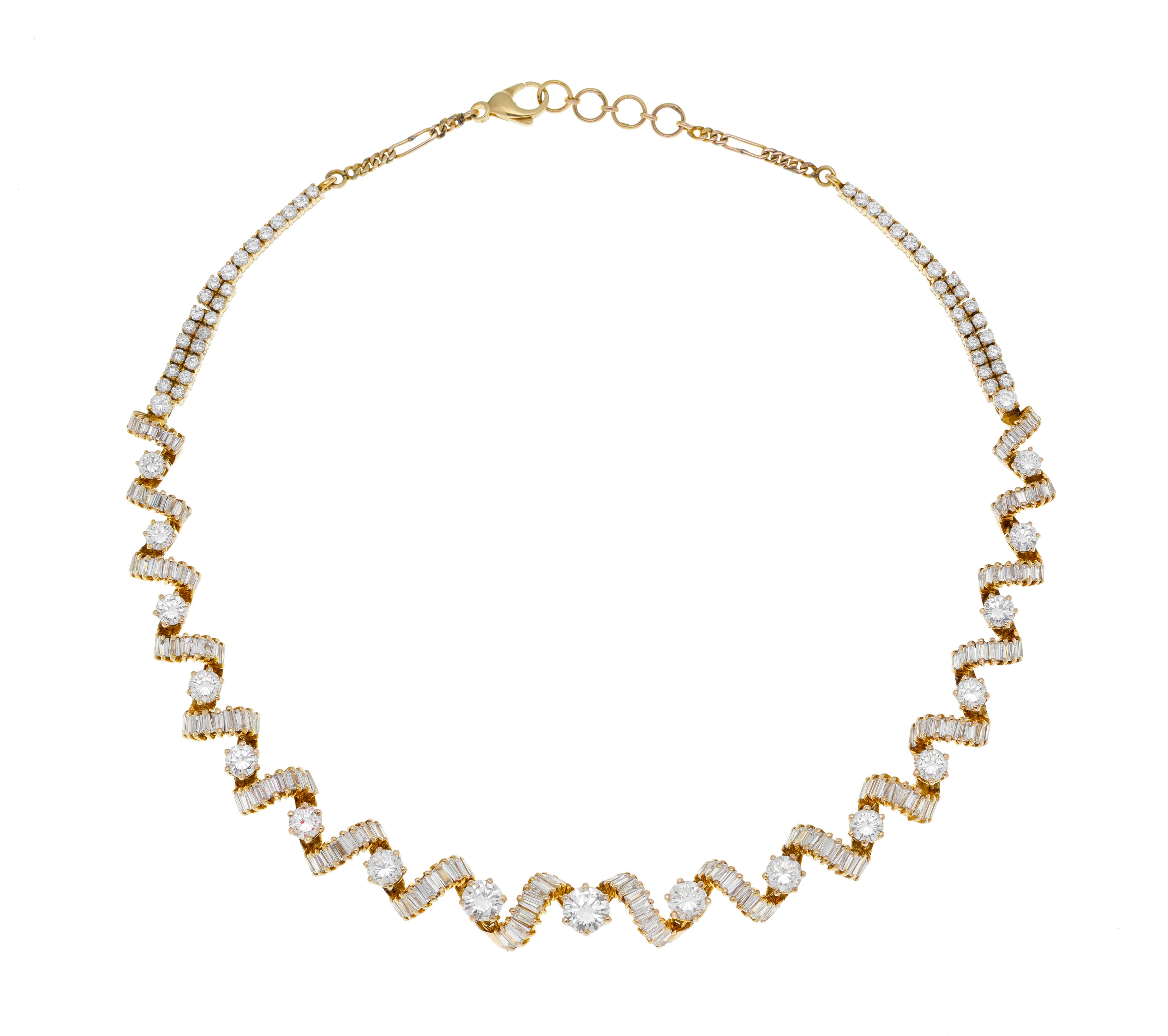 Collier en métal doré stylisant un ruban… | Piguet