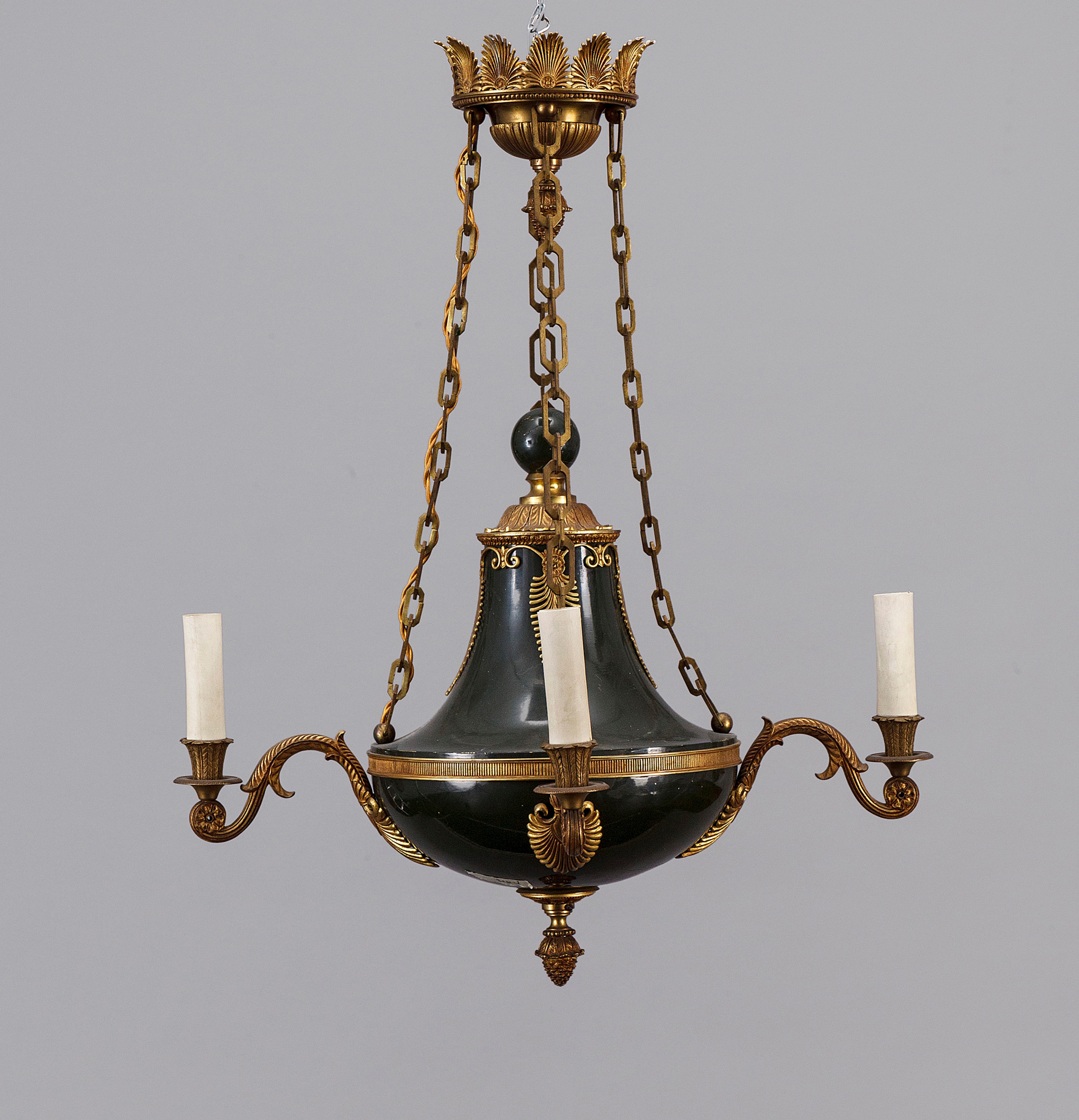 Lustre de style Empire à 4 lumières en forme de… | Piguet