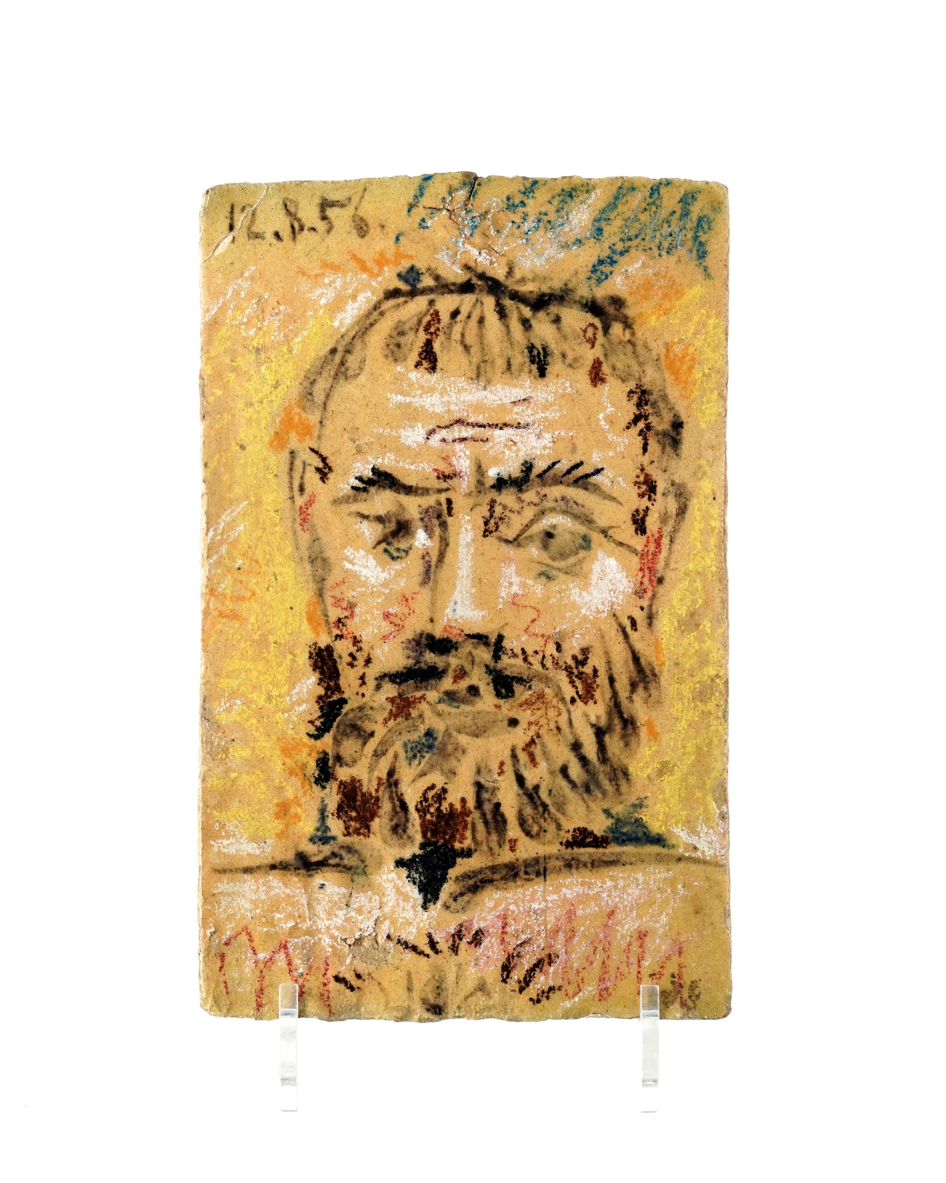 Pablo Picasso (1881-1973), "Tête d'homme barbu",