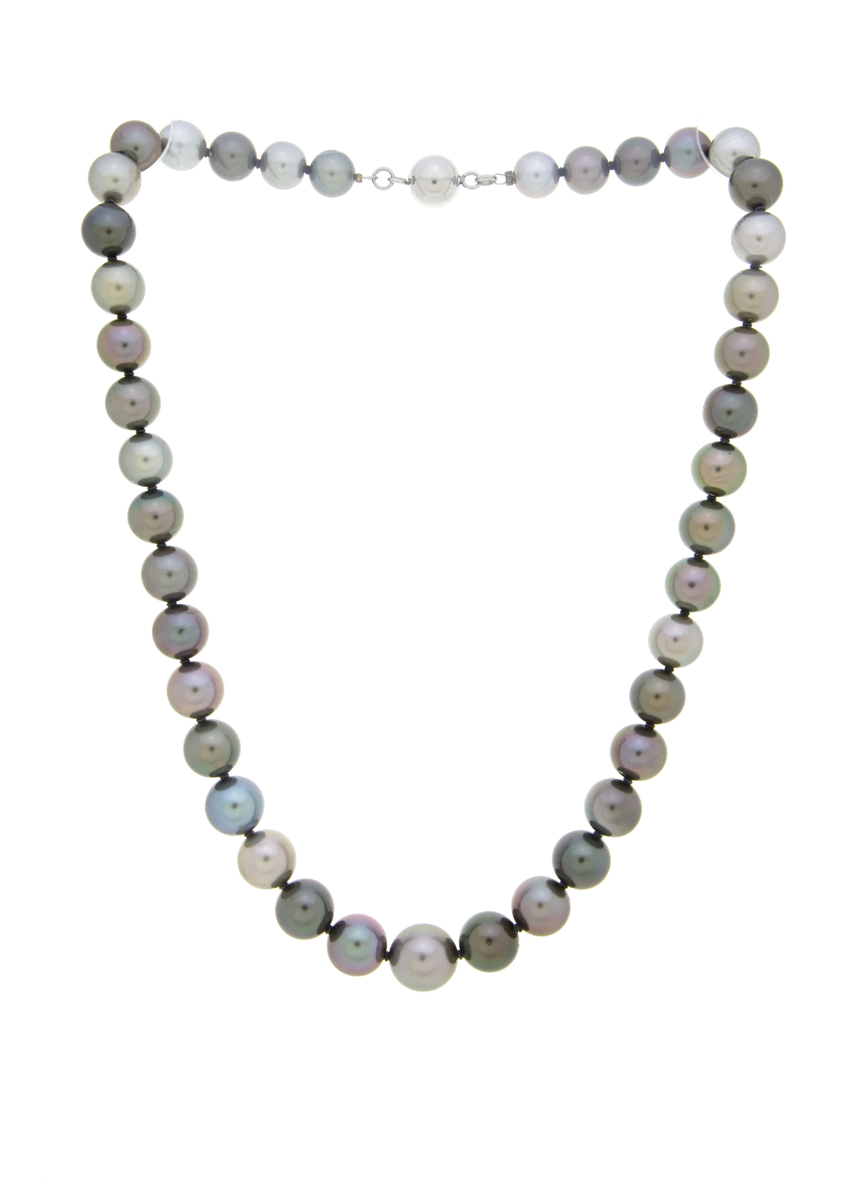 Collier Vintage Double Rang Perles De Murano Et Perles Fantaisies - Occasion En Bon état